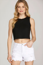 Load image into Gallery viewer, Sophie Sleeveless Knit Rib Tank Top