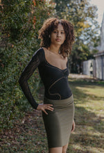 Load image into Gallery viewer, Zeida Net Bodysuit Top