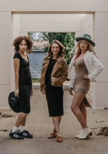 Load image into Gallery viewer, Allison Sherpa Notched Collar Open Front Crop Jacket