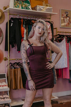 Load image into Gallery viewer, Martha Mini Dress With Tie Front Bow