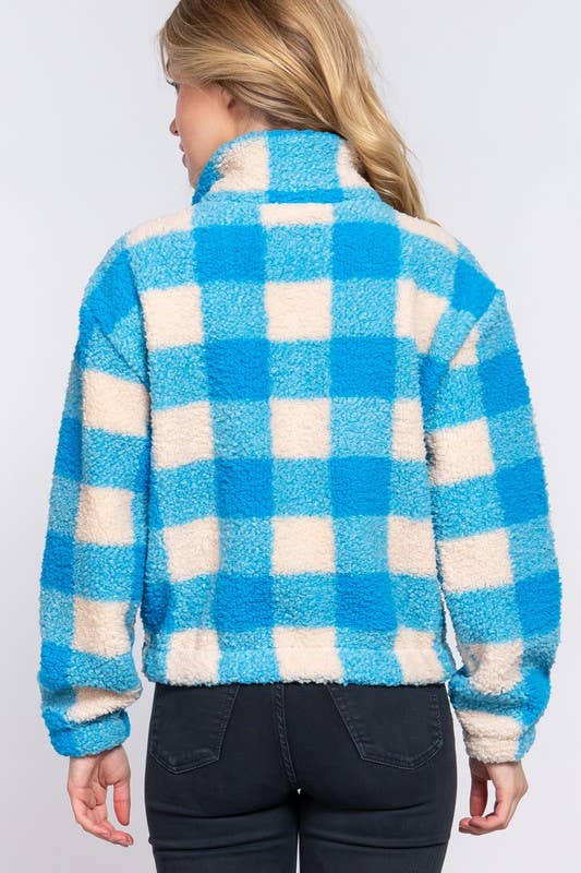 Sylvia Argyle Faux Fur Jacket