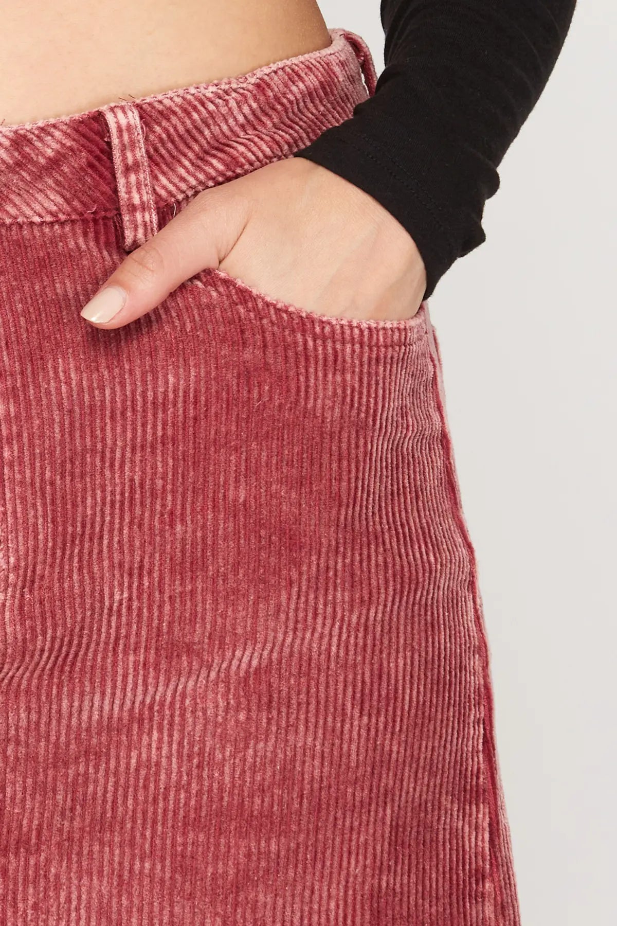 Colby Corduroy Washed Mini Skirt