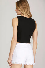 Load image into Gallery viewer, Sophie Sleeveless Knit Rib Tank Top
