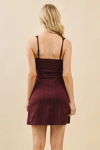 Load image into Gallery viewer, Martha Mini Dress With Tie Front Bow
