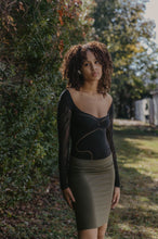 Load image into Gallery viewer, Zeida Net Bodysuit Top
