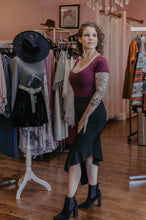 Load image into Gallery viewer, Abby Asymmetric Ruffle Skirt
