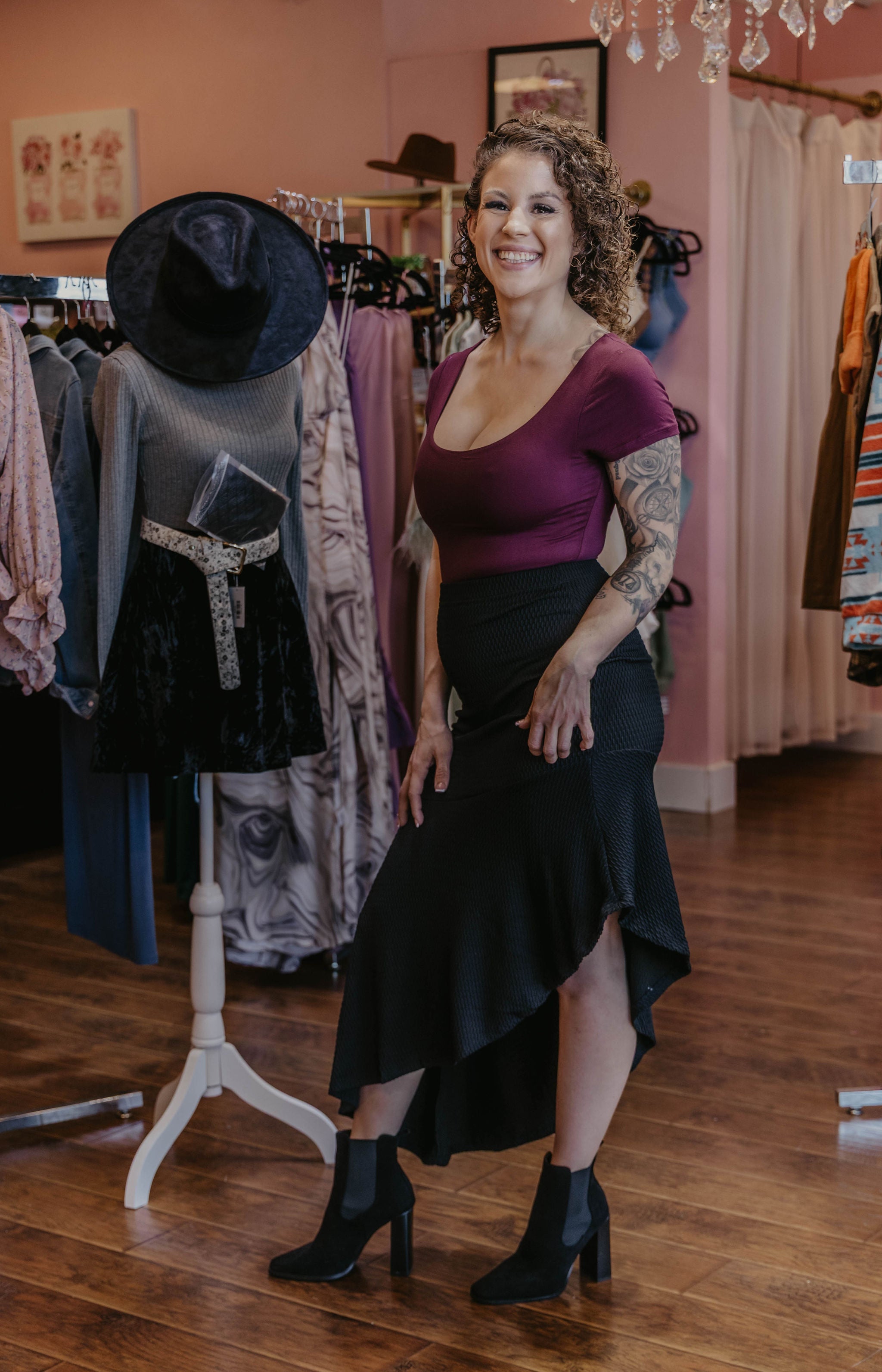 Alyssa Short Sleeve Scoop Neck Double Layered Bodysuit