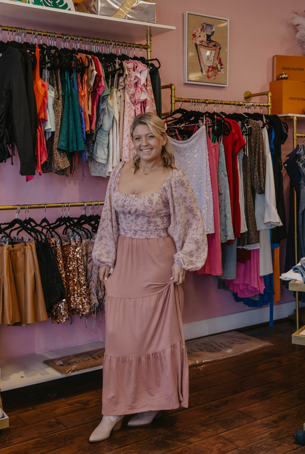 Autumn Tiered Midaxi Skirt